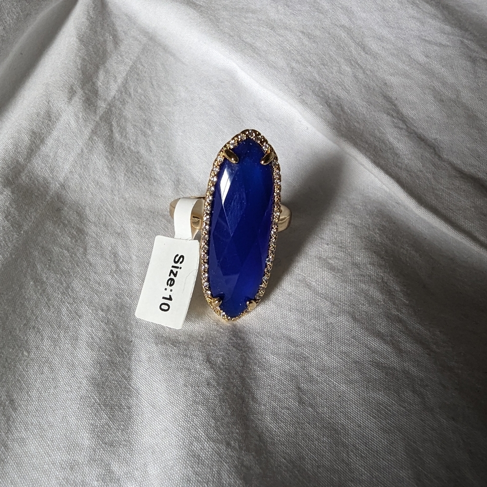 NWT Park Lane Bleu Cocktail Ring - Size 10